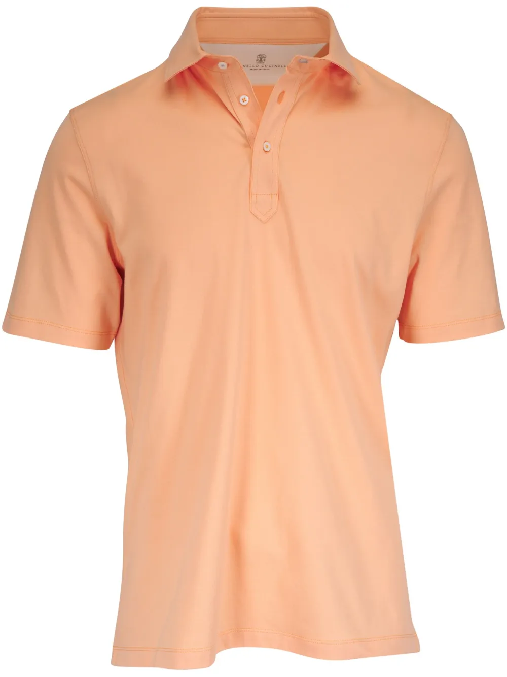 Brunello Cucinelli playera tipo polo | naranja | Image 1