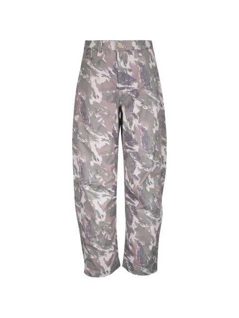 AG Jeans camouflage-print cropped jeans