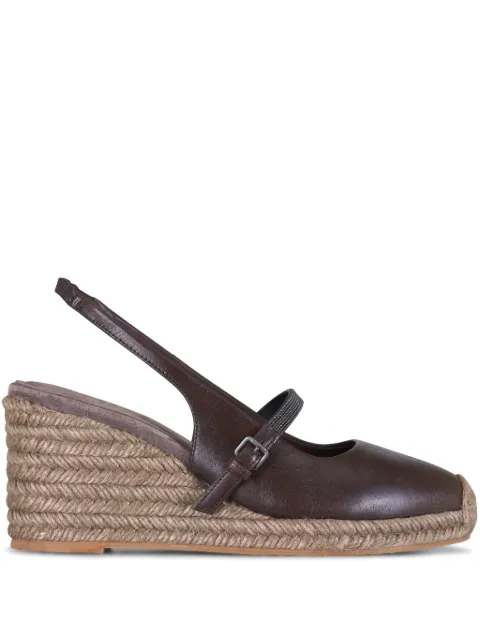 Brunello Cucinelli alpargatas con cuña