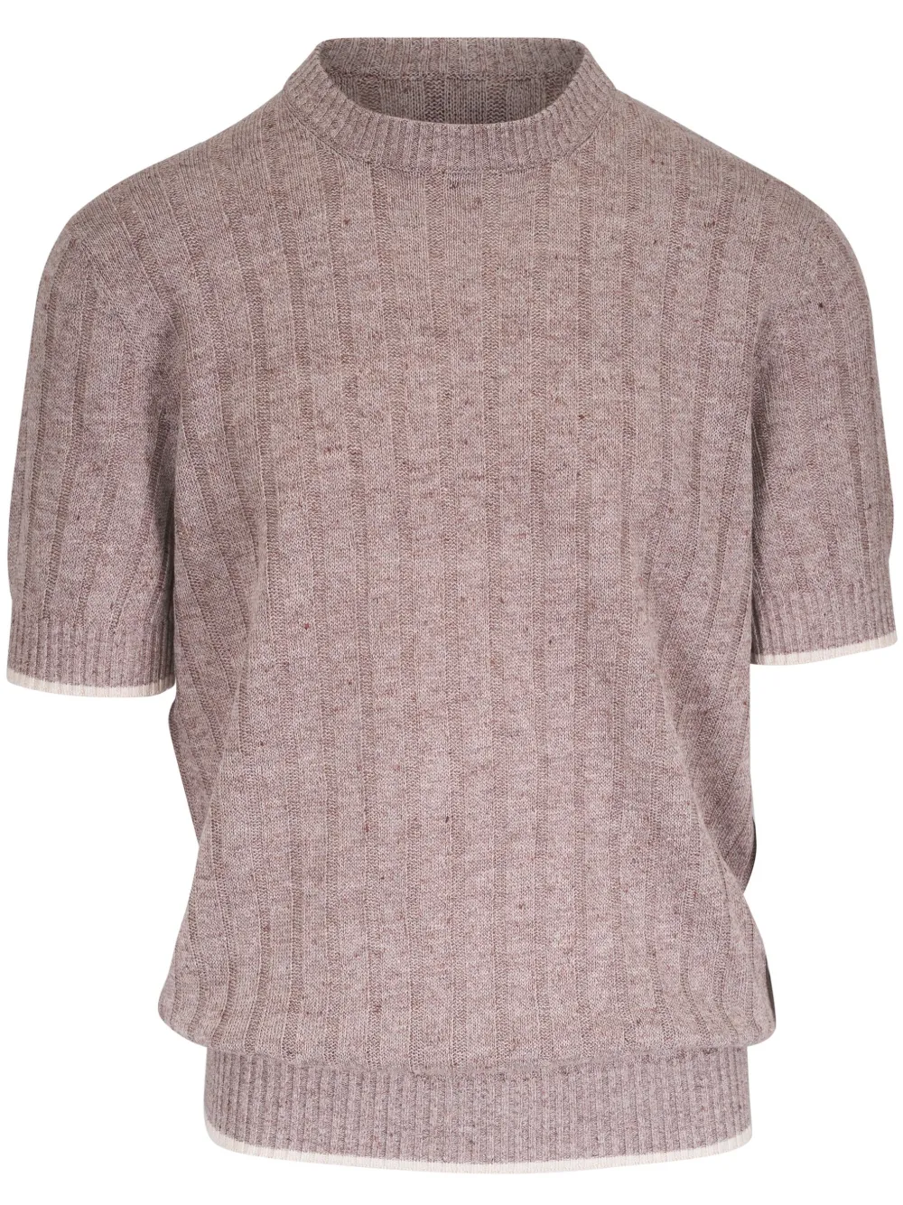 Brunello Cucinelli playera tejida de canalé | neutro | Image 1