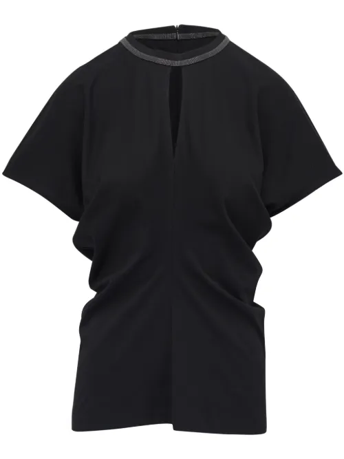 T-shirt à ornements métalliques - Brunello Cucinelli - Modalova