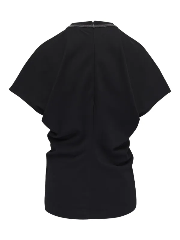 Tシャツ・カットソー BRUNELLO CUCINELLI Woman T-Shirt Black M0TC8BJ310 C101 Brunello Cucinelli T-shirts for Women | Online Sale up to 49