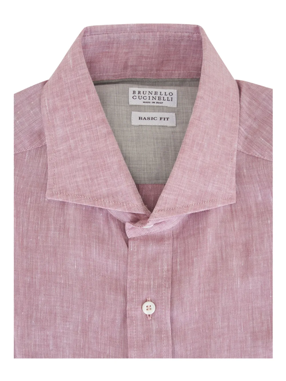 Brunello Cucinelli camisa de lino | rojo | Image 1