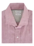 Brunello Cucinelli linen shirt - Red
