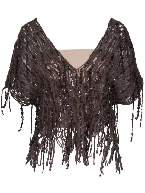 Brunello Cucinelli sequin-embellished T-shirt