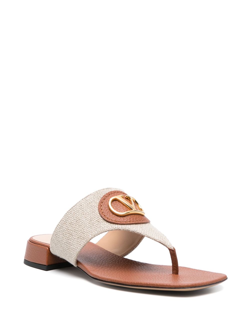 Valentino Garavani VLogo Signature sandals Beige