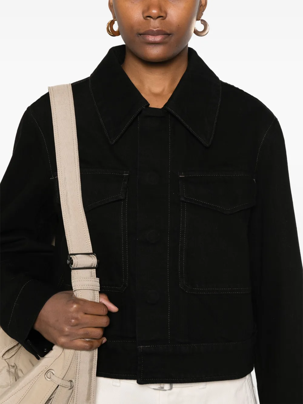 LEMAIRE Cropped jack Zwart