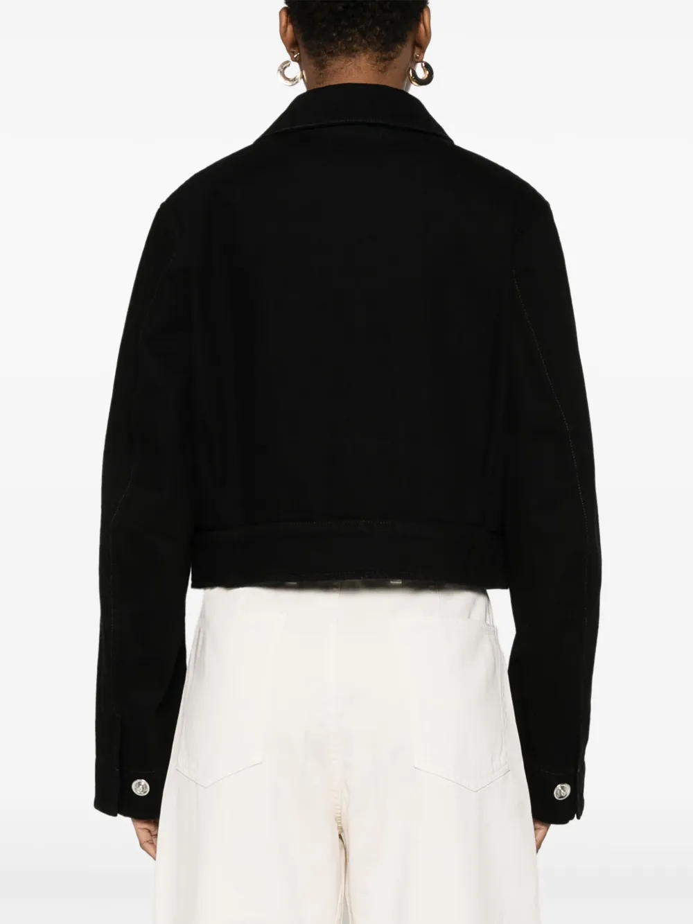 LEMAIRE Cropped jack Zwart