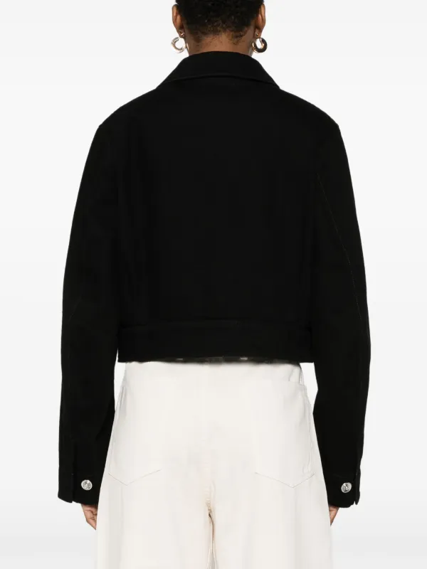 LEMAIRE クロップド ジャケット | ブラック | FARFETCH JP LEMAIRE クロップド ジャケット | ブラック | FARFETCH JP
