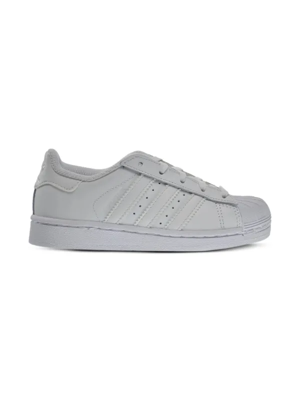 Adidas Kids Superstar "Triple White" Sneakers | White | FARFETCH NZ