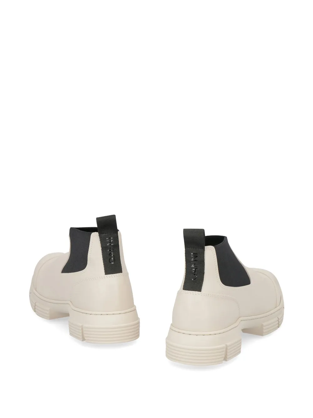 GANNI Crop City boots White