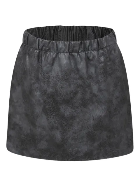 Douuod Kids faux-leather skirt 