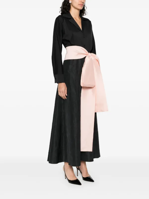 Bernadette Clarence Midi Dress | Black | FARFETCH UK