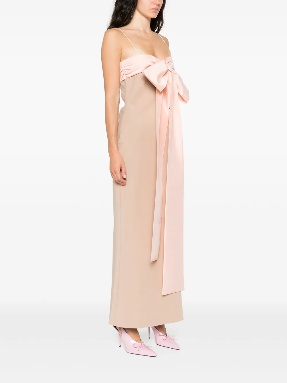 Bernadette Bart maxi-jurk Roze