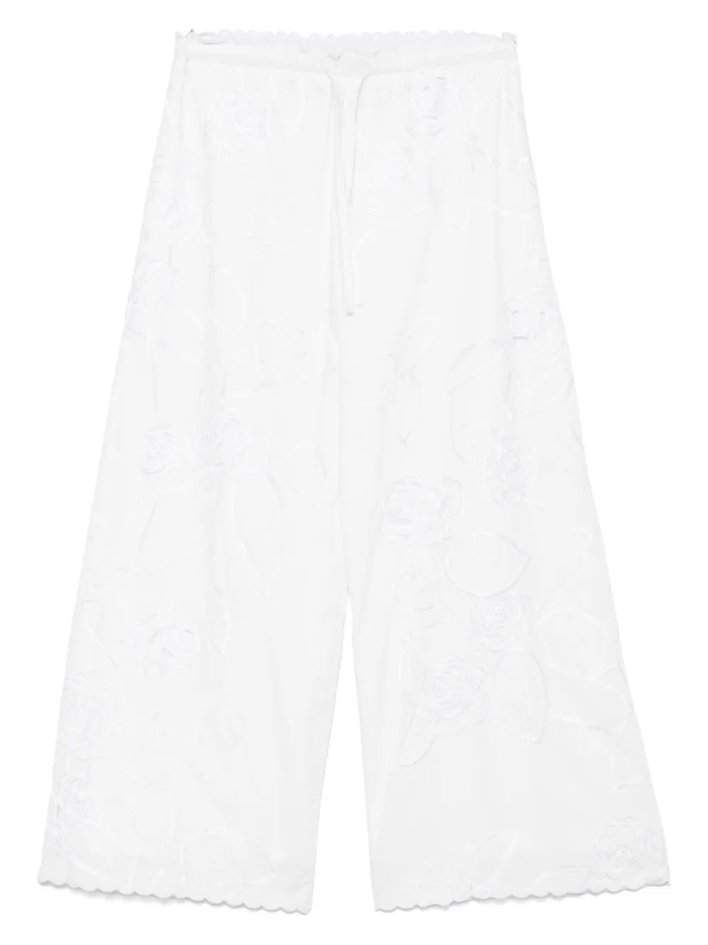 Petit Beurre-embroidered trousers