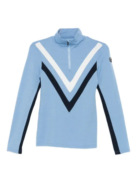 We Norwegians Voss chevron zip-up top