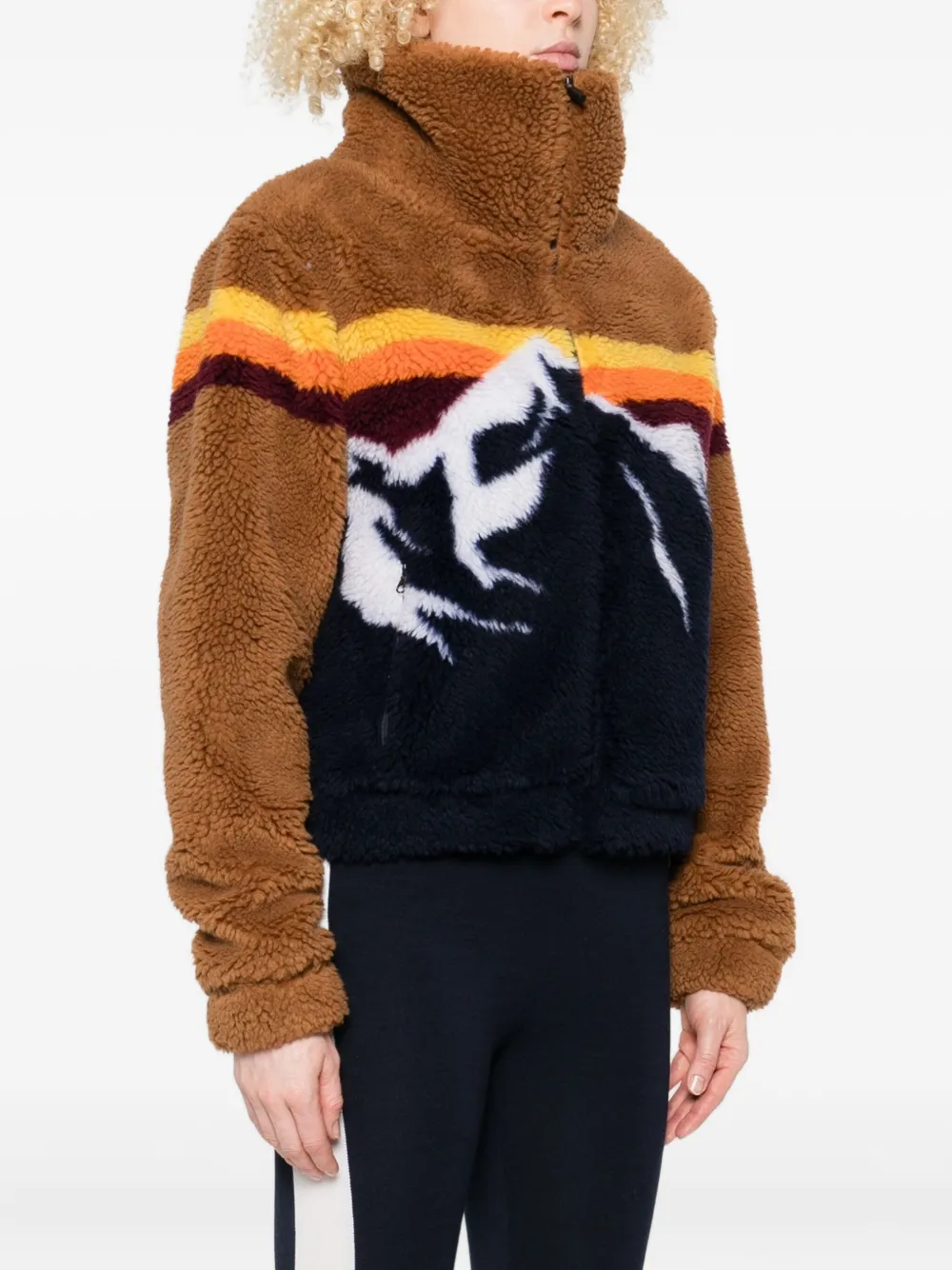 We Norwegians Fleecejacke Mit Reissverschluss In Brown