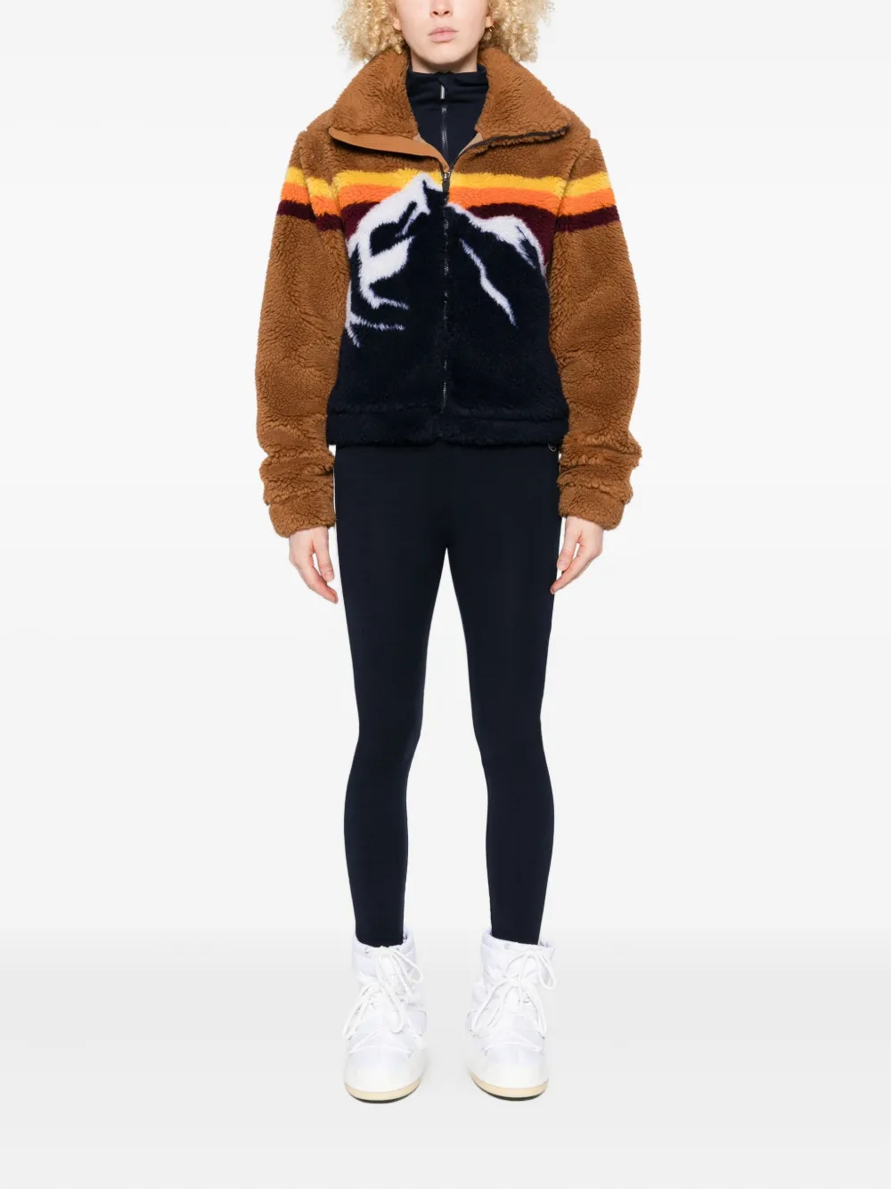 We Norwegians Fleecejacke Mit Reissverschluss In Brown