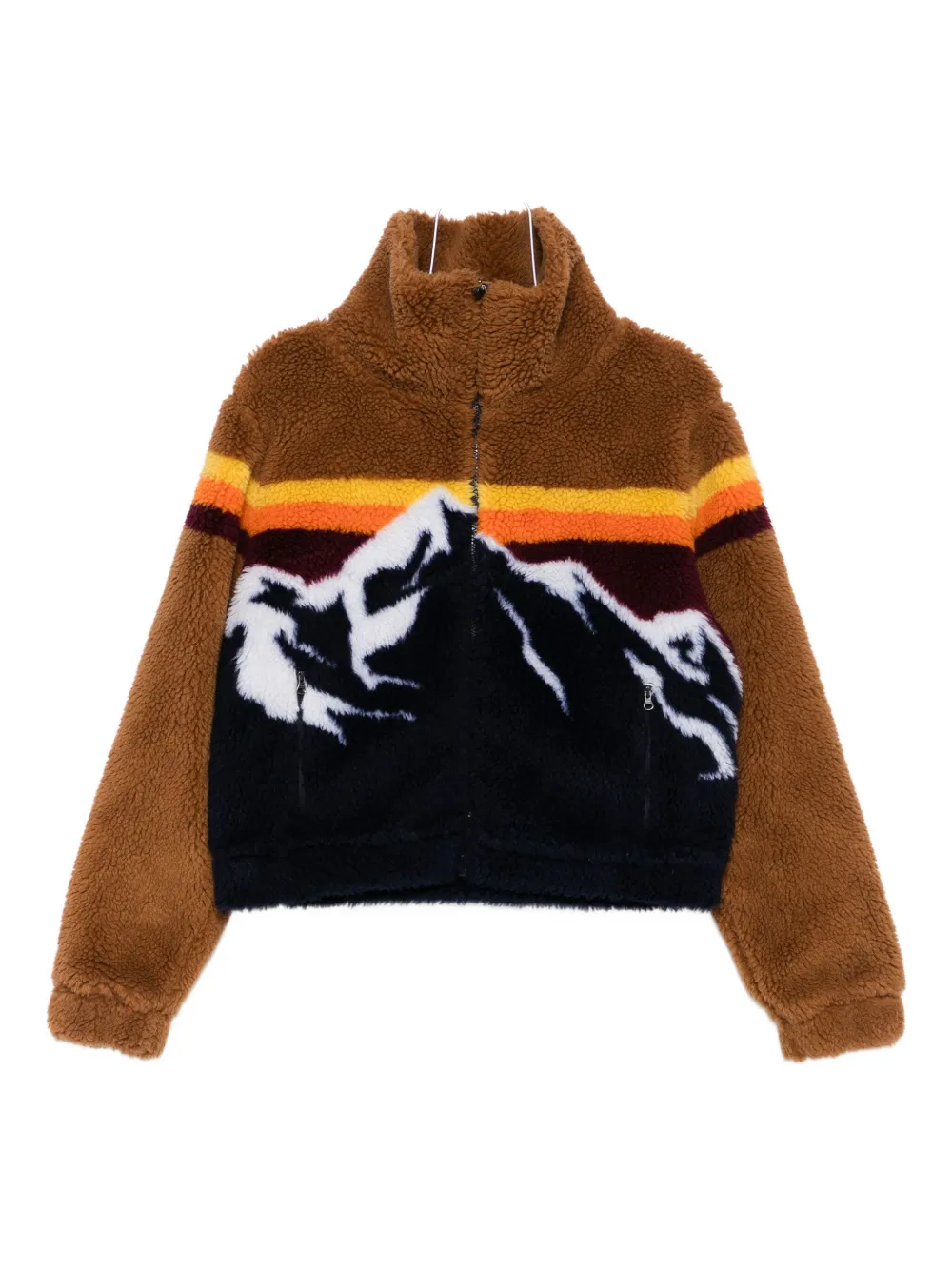 We Norwegians Fleecejacke Mit Reissverschluss In Brown