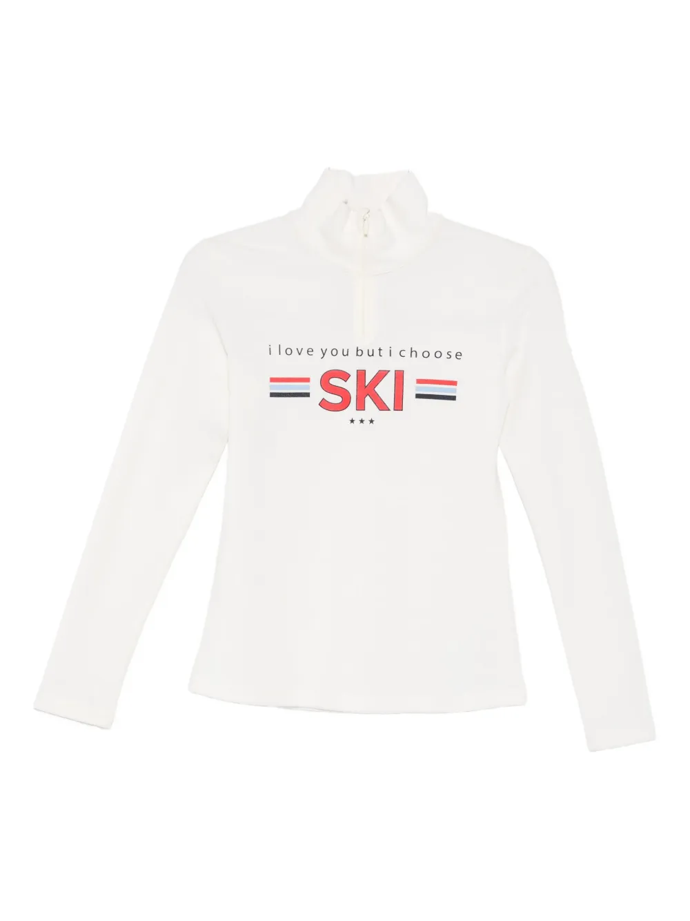 We Norwegians Bibi Zip-up Top In White