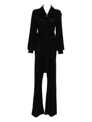 Rick Owens DRKSHDW Vネック ジャンプスーツ | ブラック | FARFETCH JP