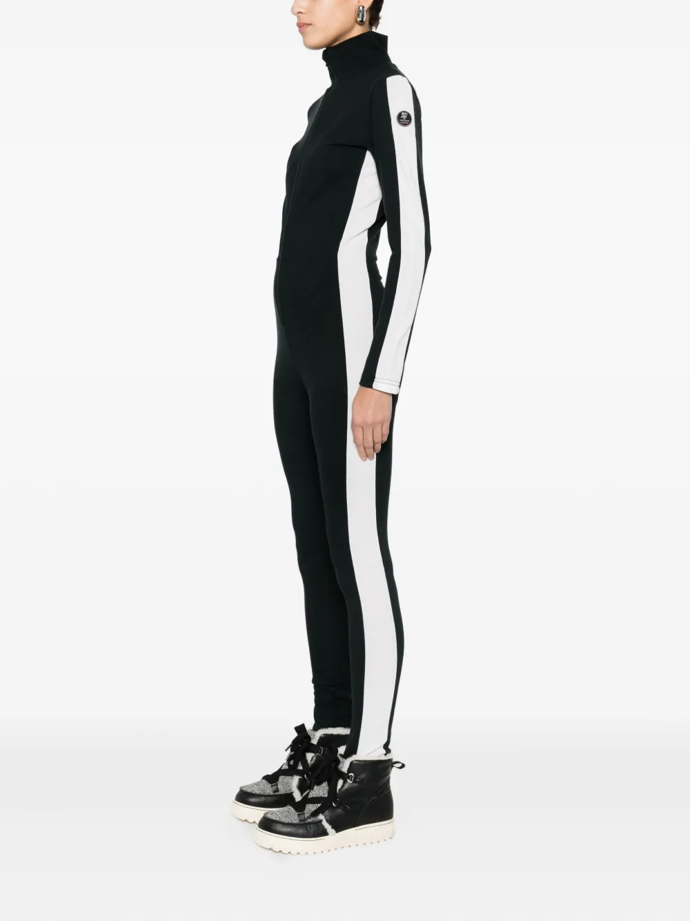 Side-Contrast Jumpsuit