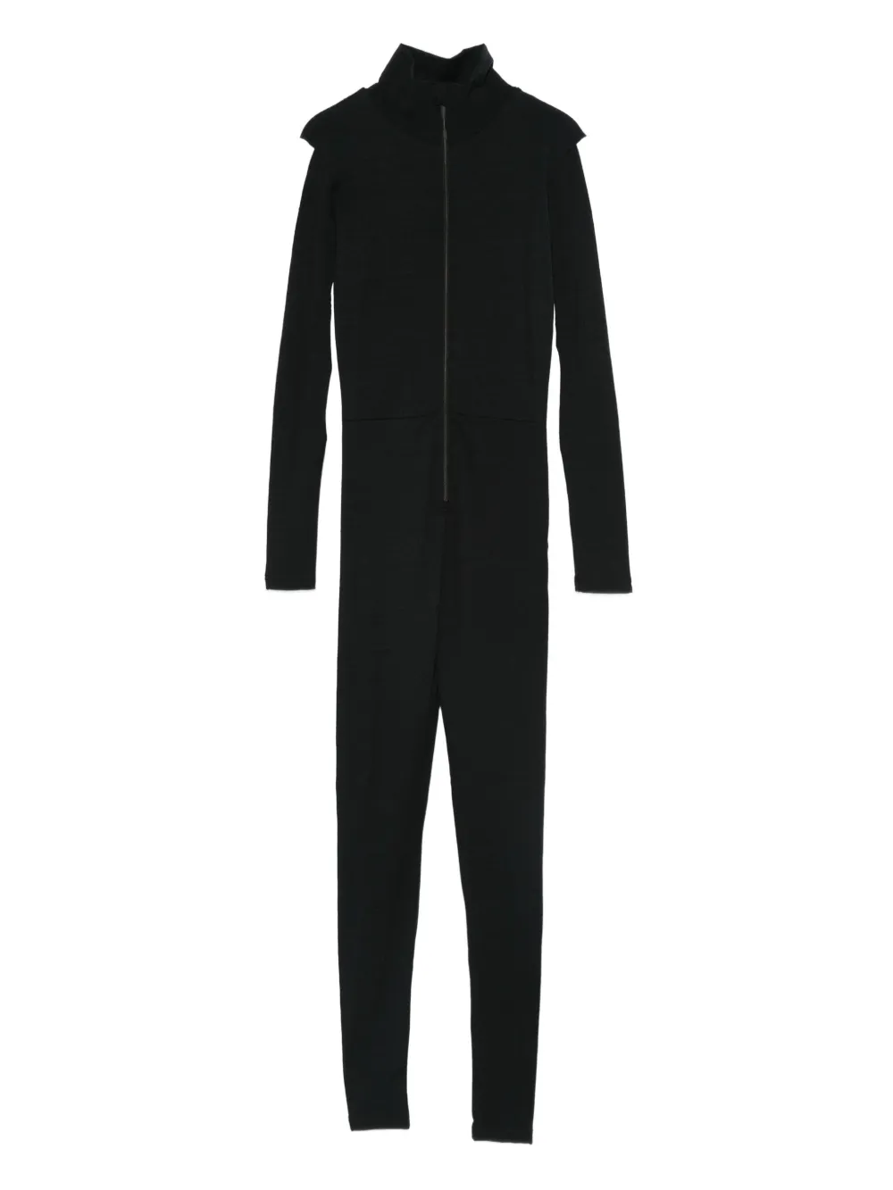 We Norwegians side-contrast jumpsuit - Schwarz