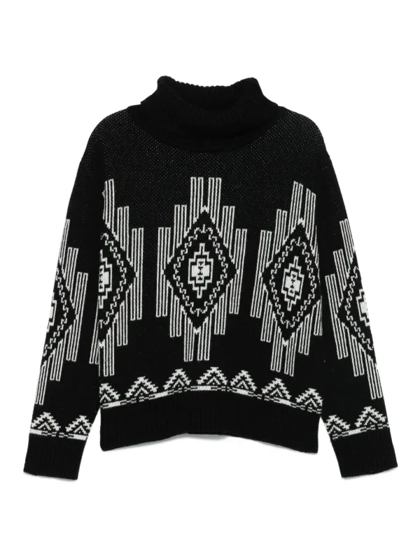 We Norwegians Pioneer Kautokeino Sweater in Black