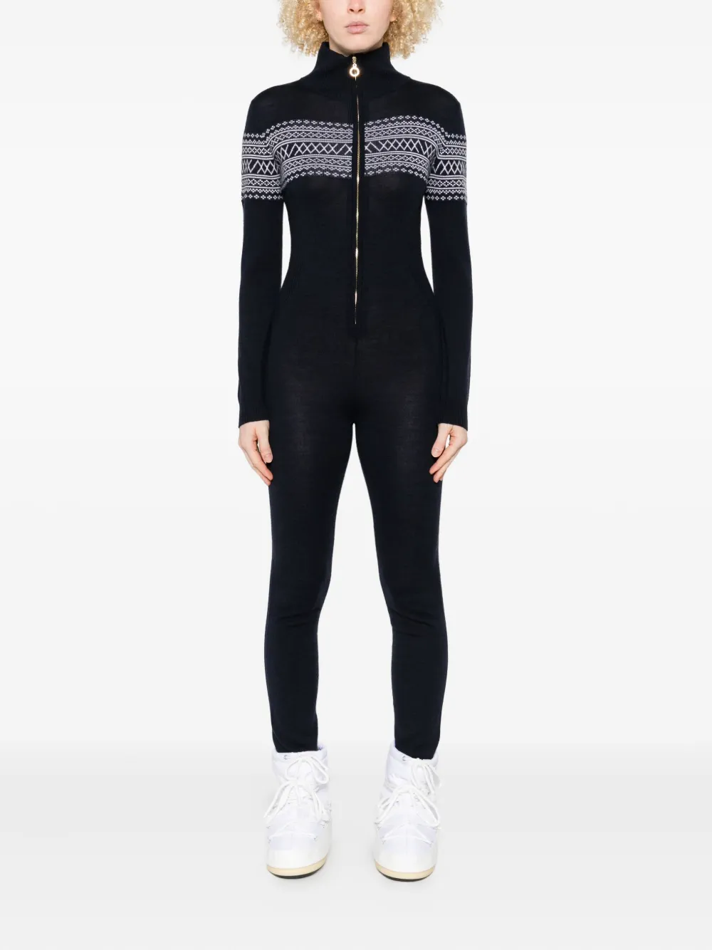 We Norwegians Jumpsuit met rits - Blauw