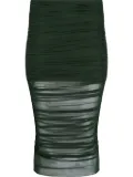 SER.O.YA Maja midi skirt - Green