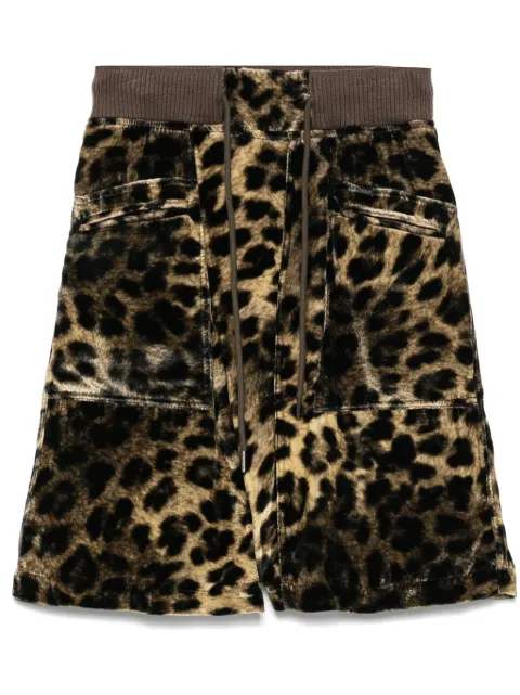 R13 shorts con tiras cruzadas
