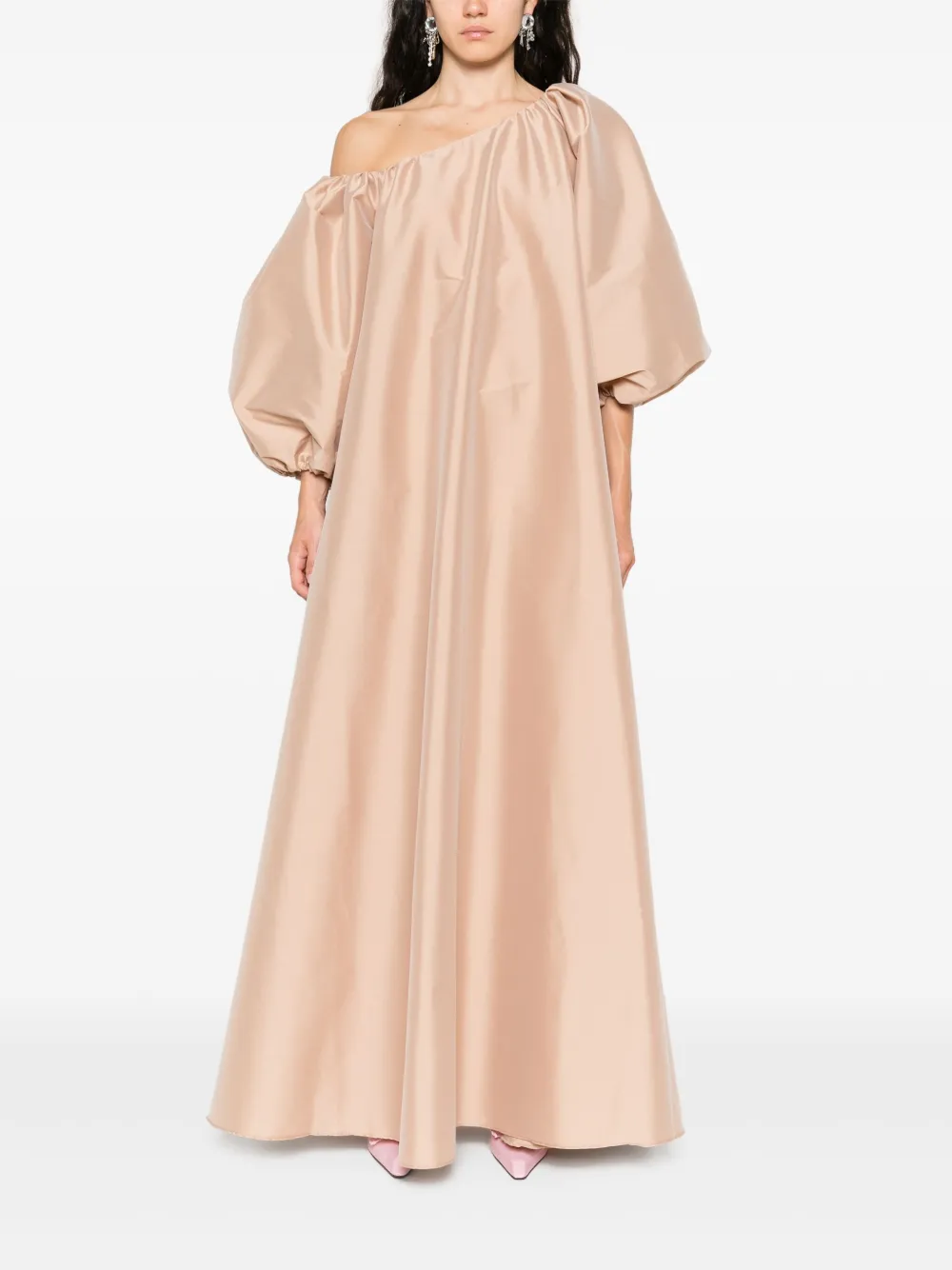 Bernadette Nathalie maxi-jurk - Beige