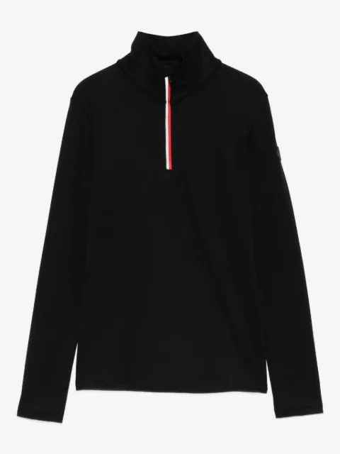We Norwegians zipup high neck bibi performance top
