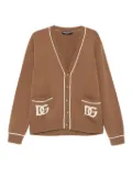 Dolce & Gabbana virgin wool cardigan - Brown
