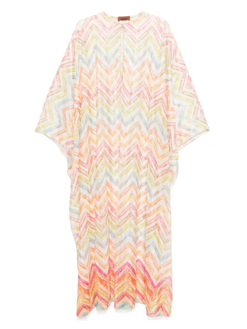 Missoni zigzag-woven beach cover-up