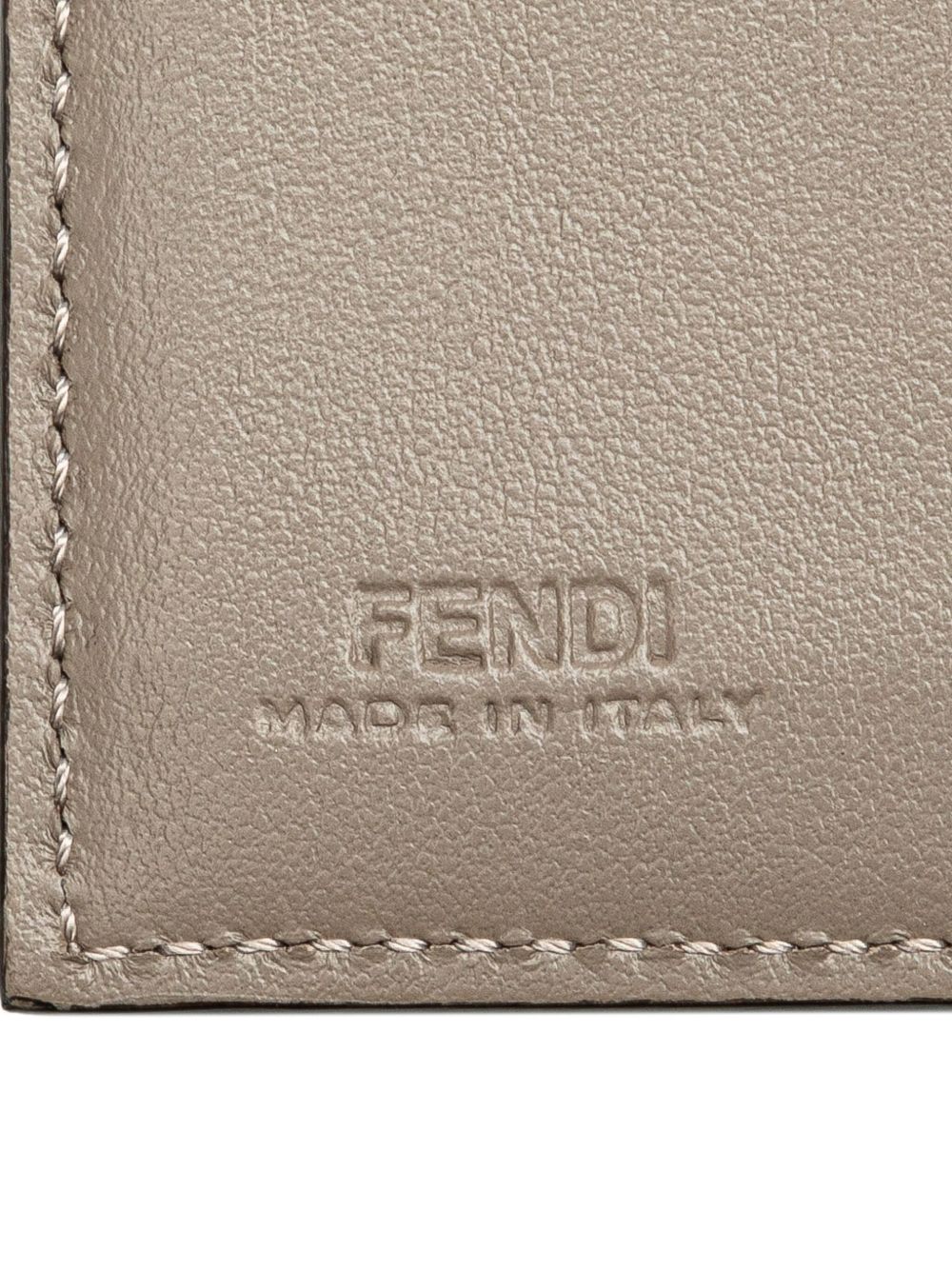 FENDI 2010-2024 LEATHER FF DIAMONDS TRIFOLD WALLET SMALL WALLETS