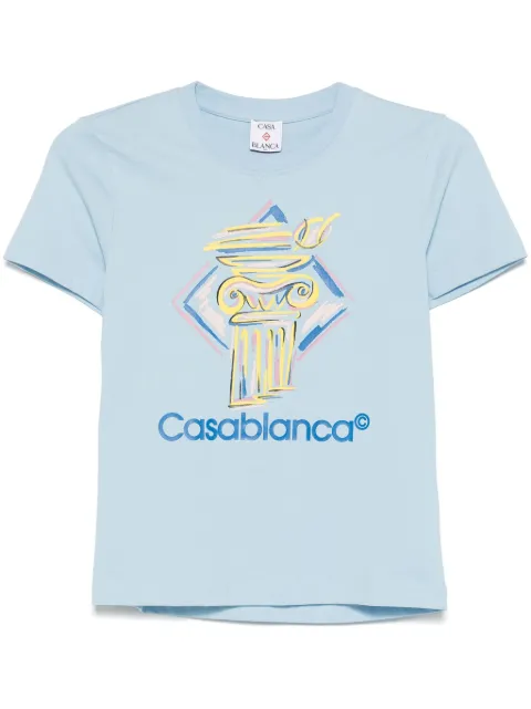 Casablanca Diamond Column-print T-shirt  