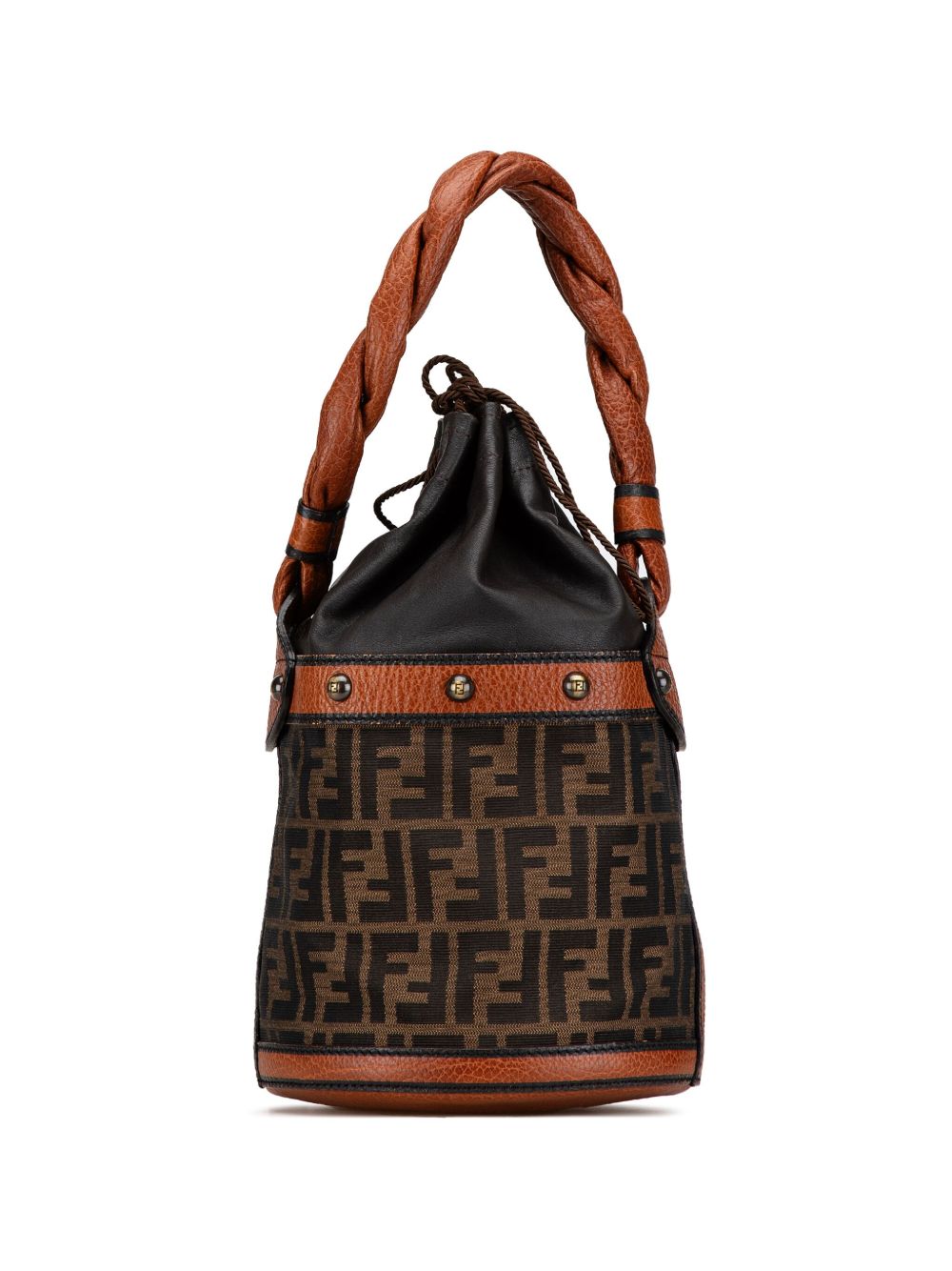 Fendi Pre-Owned 2000-2010 Zucca Canvas Palazzo bucket bag - Brown