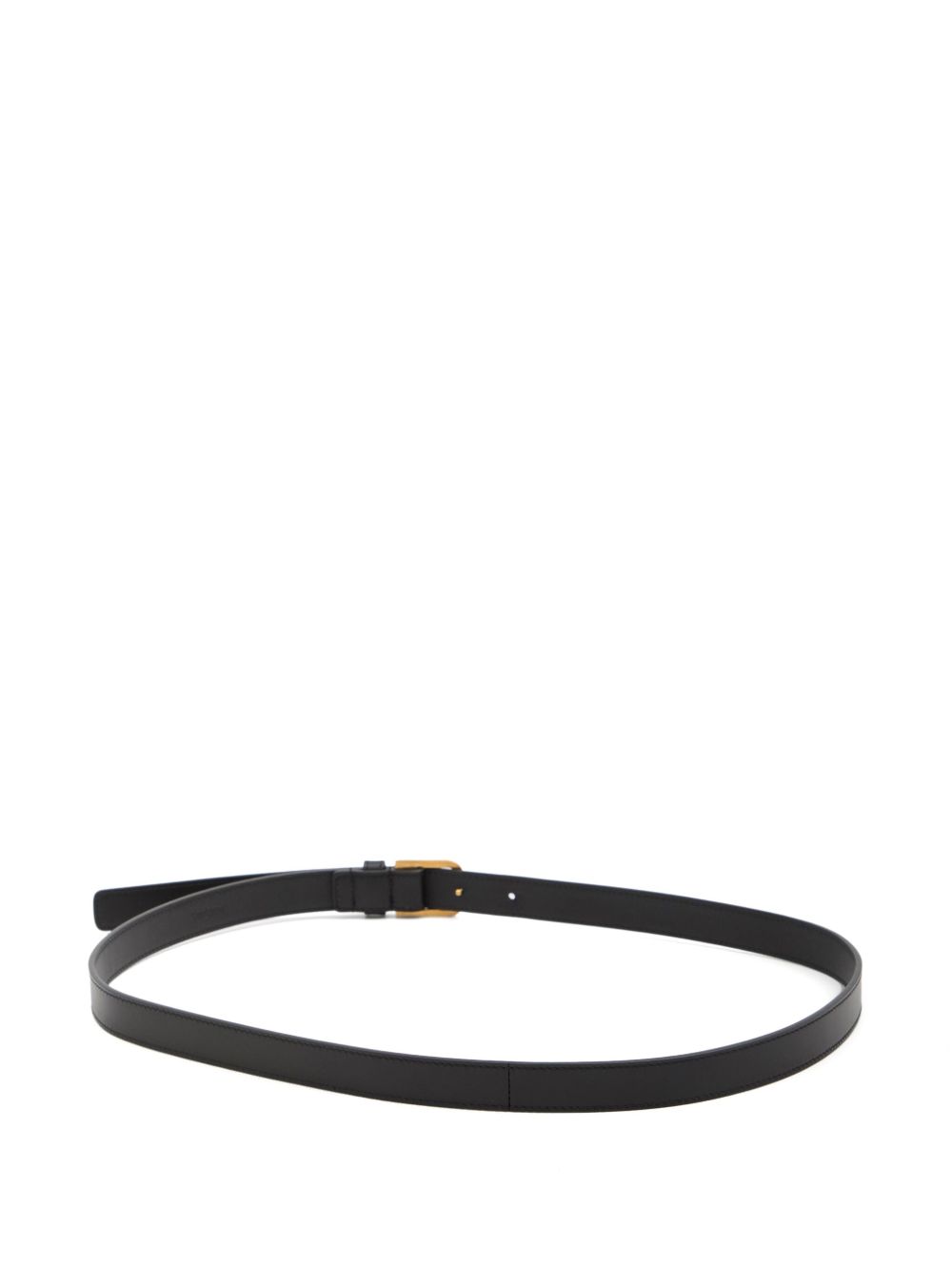 Saint Laurent Leren riem - Zwart