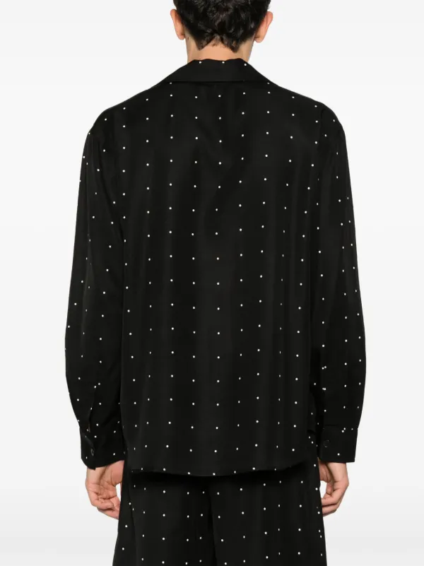 Róhe ポルカドット シャツ | ブラック | FARFETCH JP