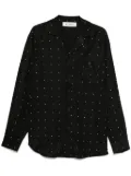 Róhe polka-dot shirt - Black