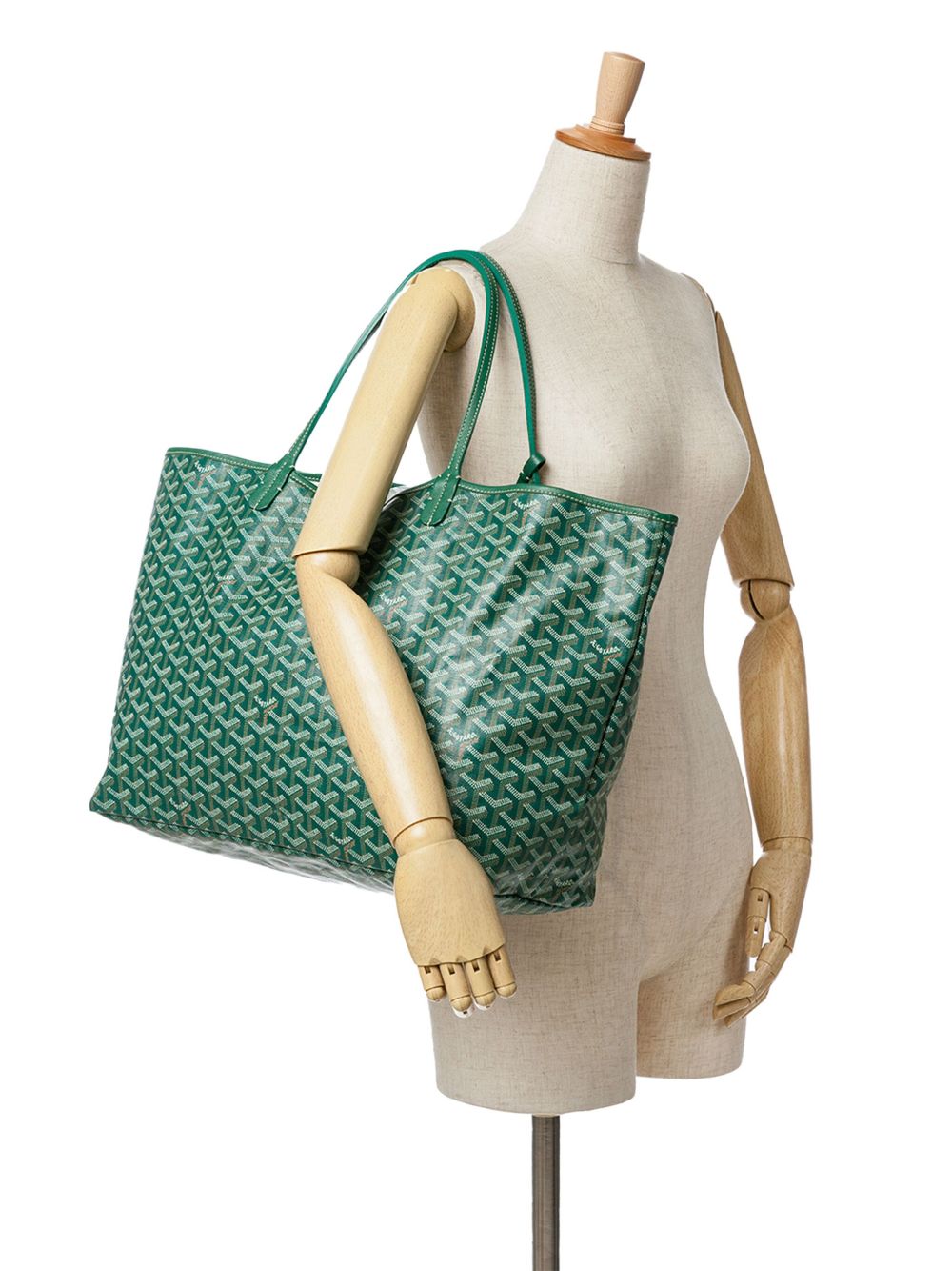 Goyard Pre-Owned 2019 Goyardine Saint Louis PM shopper - Groen