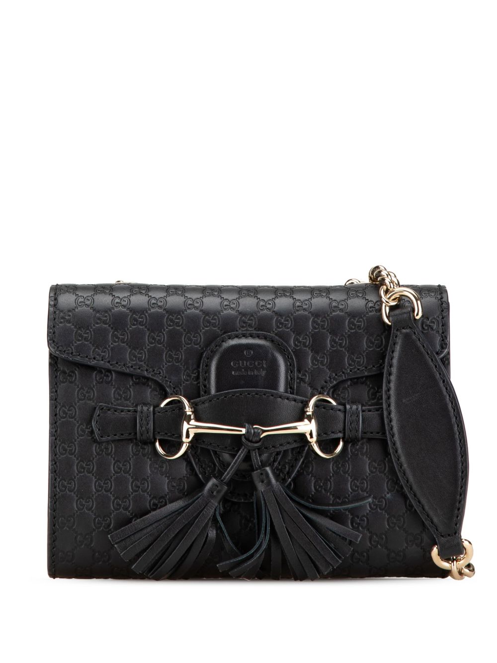 GUCCI 2000-2015 MINI MICROGUCCISSIMA EMILY CROSSBODY BAG