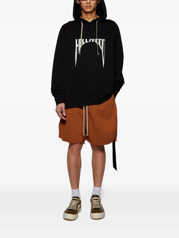 Rick Owens DRKSHDW drawstring-waist Shorts | Orange | FARFETCH