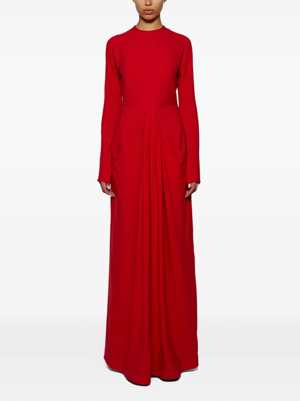  The Row Anselm Long-sleeve Maxi Dress - Red 