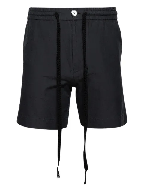 The Elder Statesman shorts de seda con cordones en la pretina