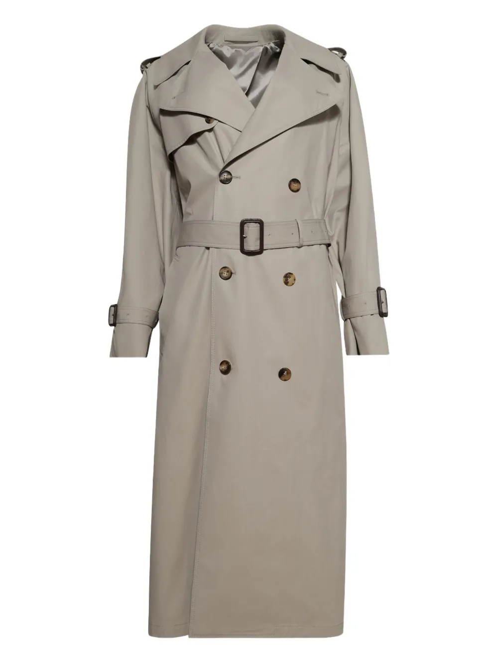 WARDROBE.NYC double-breasted belted trench coat - グレー WARDROBE.NYC double-breasted belted trench coat - グレー