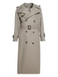 WARDROBE.NYC double-breasted belted trench coat - Grey
