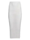 WARDROBE.NYC lace tube midi skirt - White