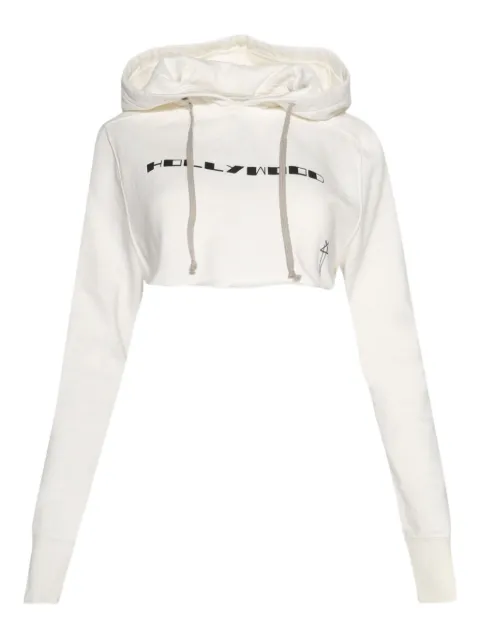 Rick Owens DRKSHDW cropped hoodie